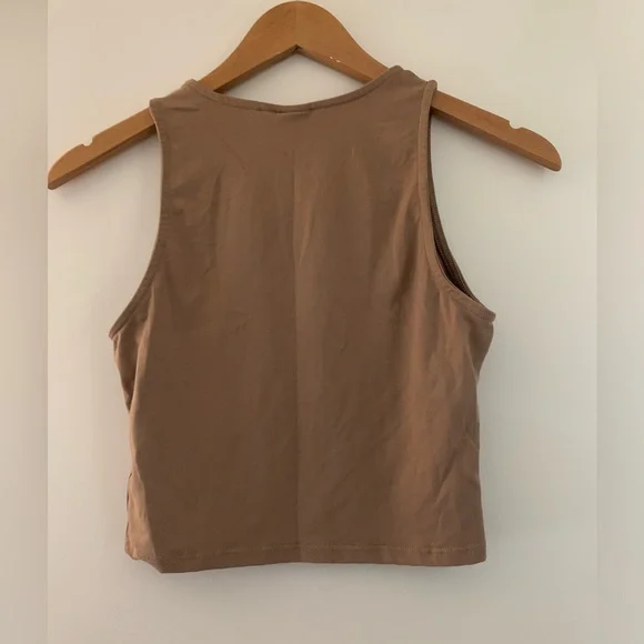 Live in the Moment tan top size xs - Picture 3 of 3